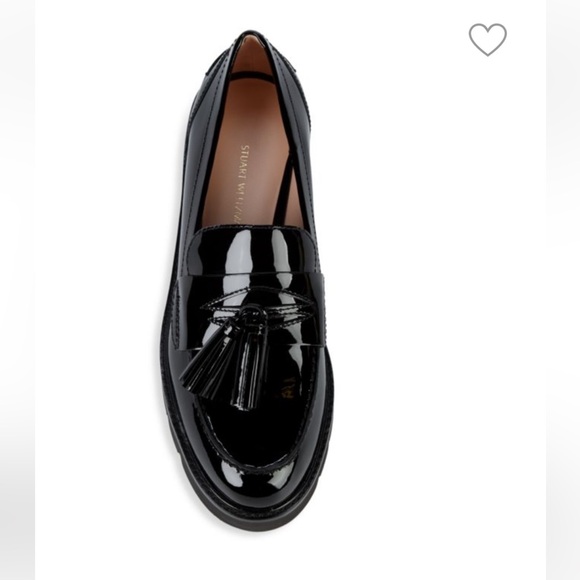 Stuart Weitzman Adrina Tassel Patent Leather Loafers - Picture 3 of 13